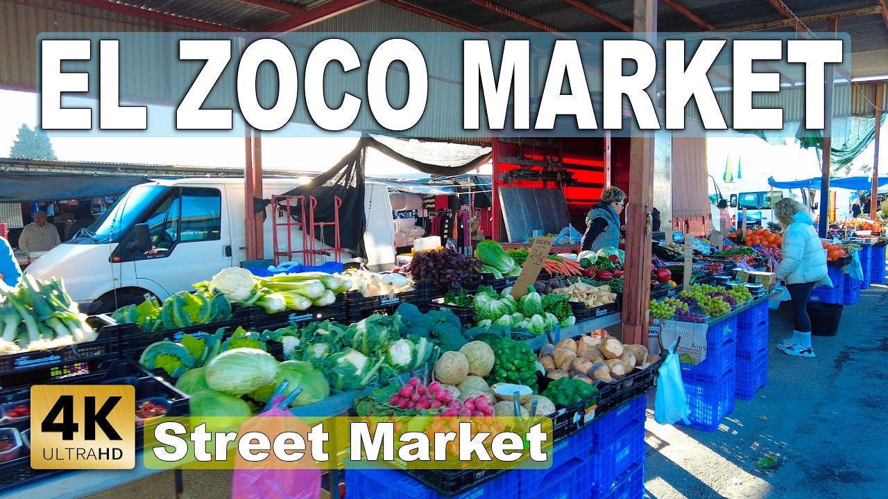 El Zoco Market Near Torrevieja – What to Expect? | Costa Blanca - Walking tour 2025 [4k 60fps]