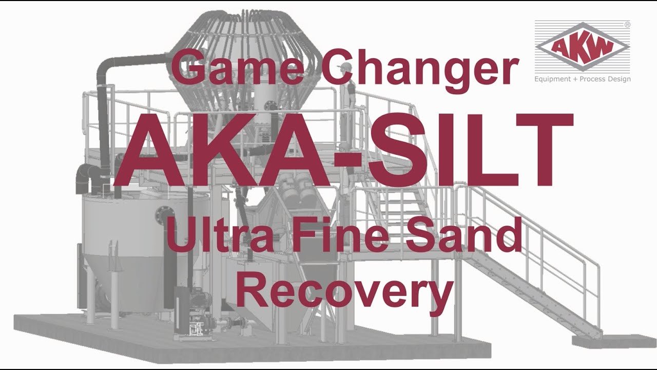 AKW Equipment + Process Design - Ultra Fine Sand Recovery AKA-SILT