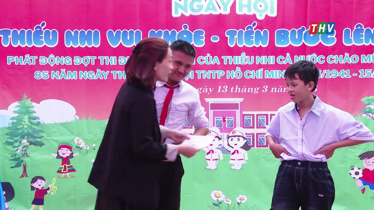 Sôi nổi Ngày hội “Thiếu nhi vui khỏe – Tiến bước lên Đoàn” tại Trường THCS Tiến Hóa