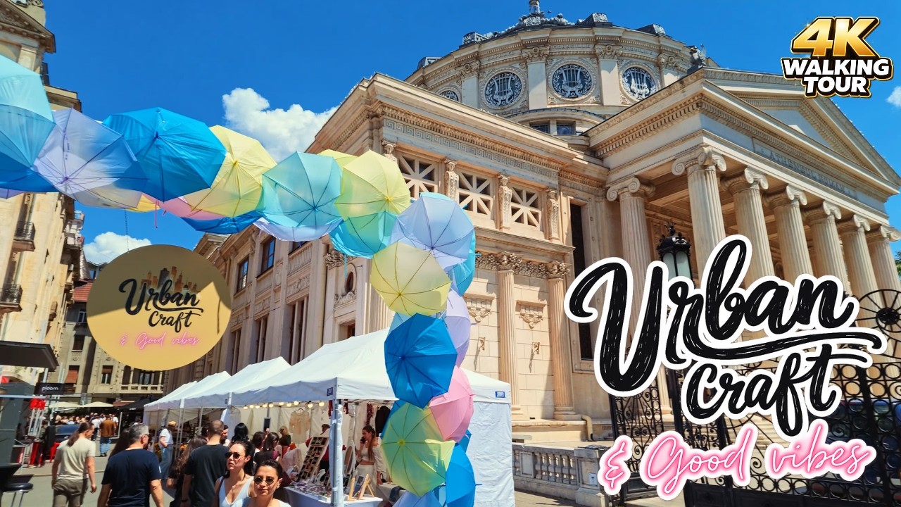 Bucharest Urban Vibes 🇷🇴 City Center Walk 4K