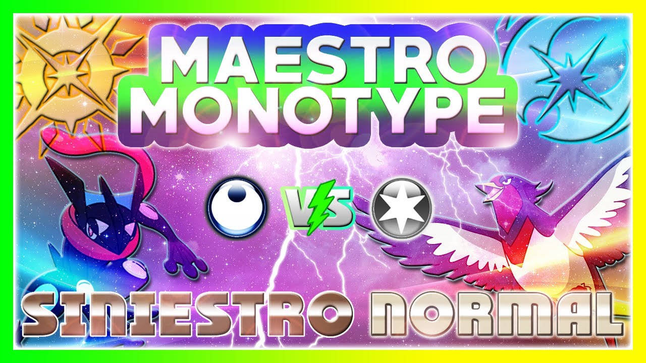 MONOTYPE SINIESTRO vs MONOTYPE NORMAL! VAS a VER un HECHO ÚNICO de un COMBATE POKÉMON...