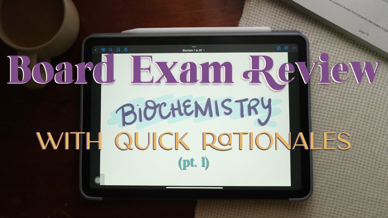Module 2 Biochemistry Pharmacy Board Exam Review (pt. 1)