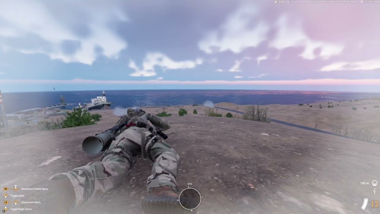 Hill top assault with Tomahawk Strike Support / Arma Reforger  / Xbox Series X