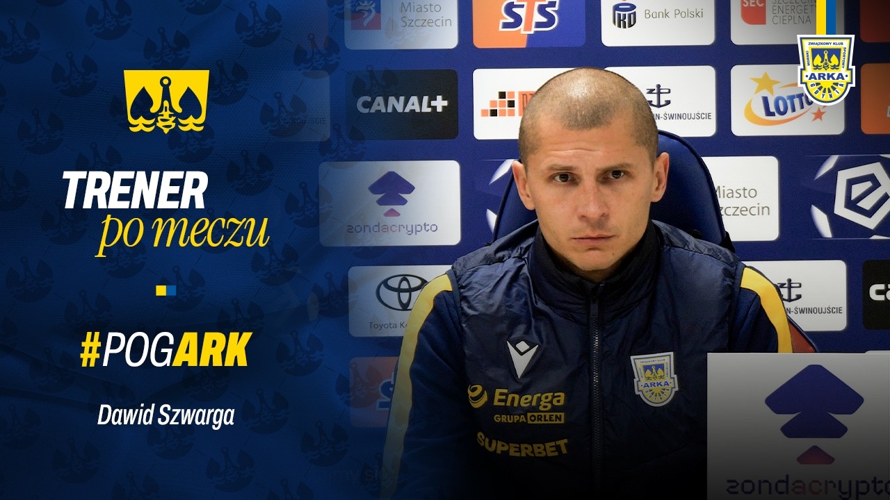 POGOŃ SZCZECIN - ARKA GDYNIA 1:0. TRENER PO MECZU