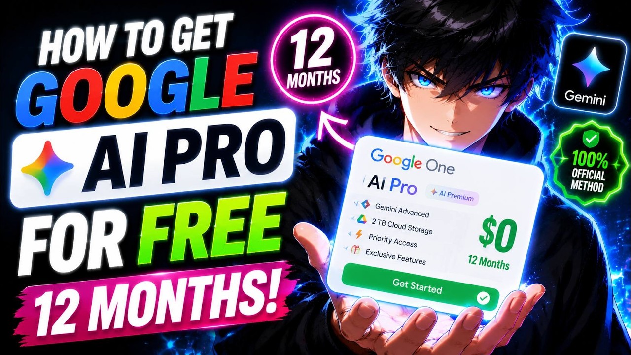 How to Get Google AI Pro Free for 12 Months [Official Methods]