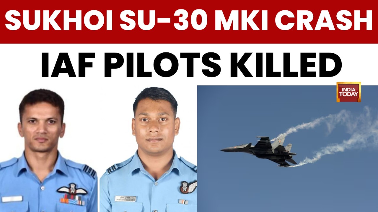 Sukhoi Su-30MKI Fighter Jet Crash: Two IAF Pilots Killed as During Training Mission in Assam