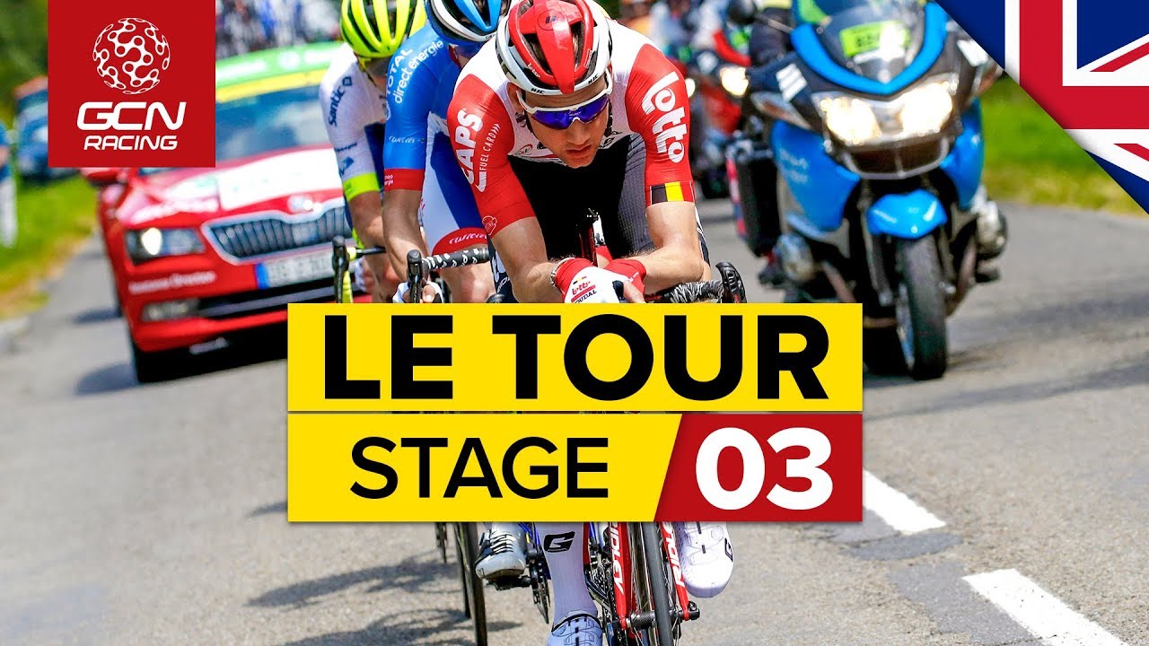 Tour de France 2019 Stage 3 Highlights: Binche - Epernay | GCN Racing