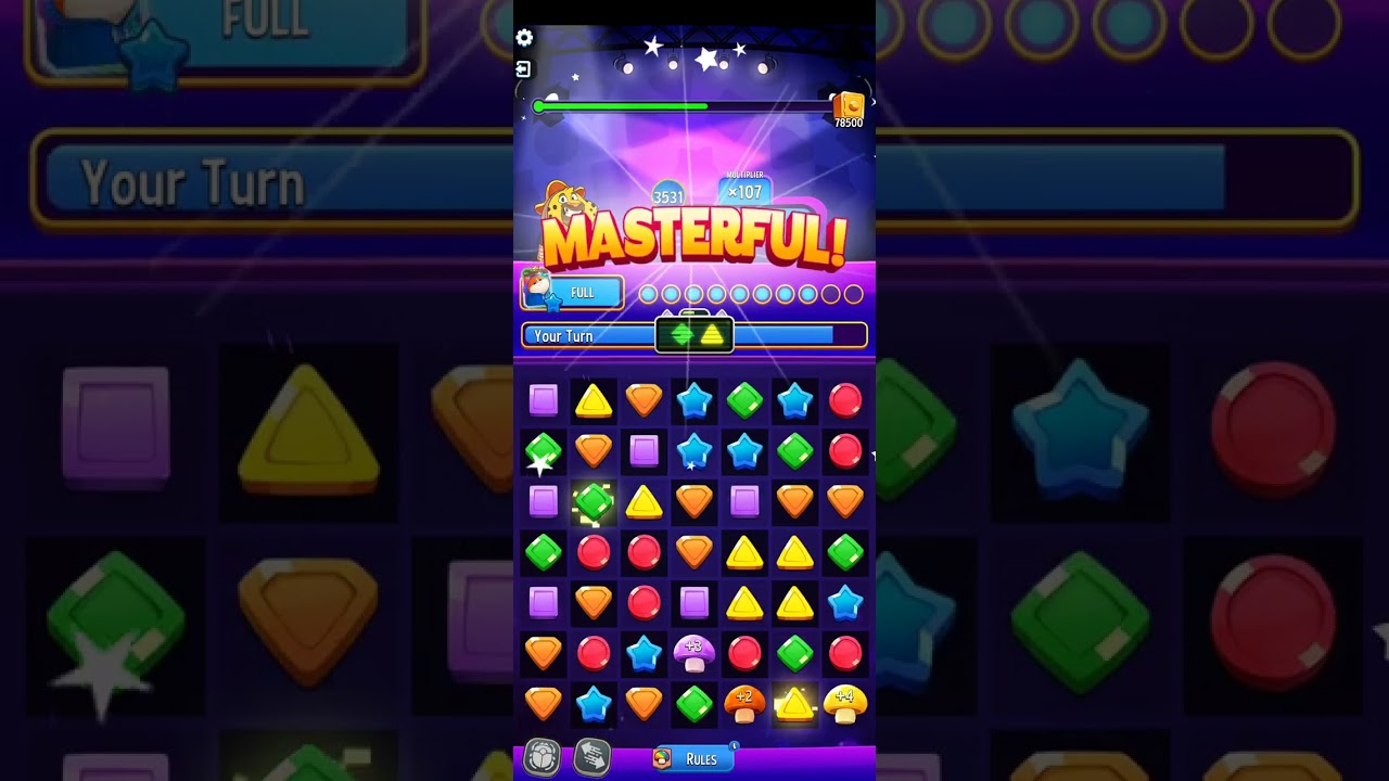 Perfect Heist - Mighty Mushrooms 78500 • Solo Challenge • Match Masters