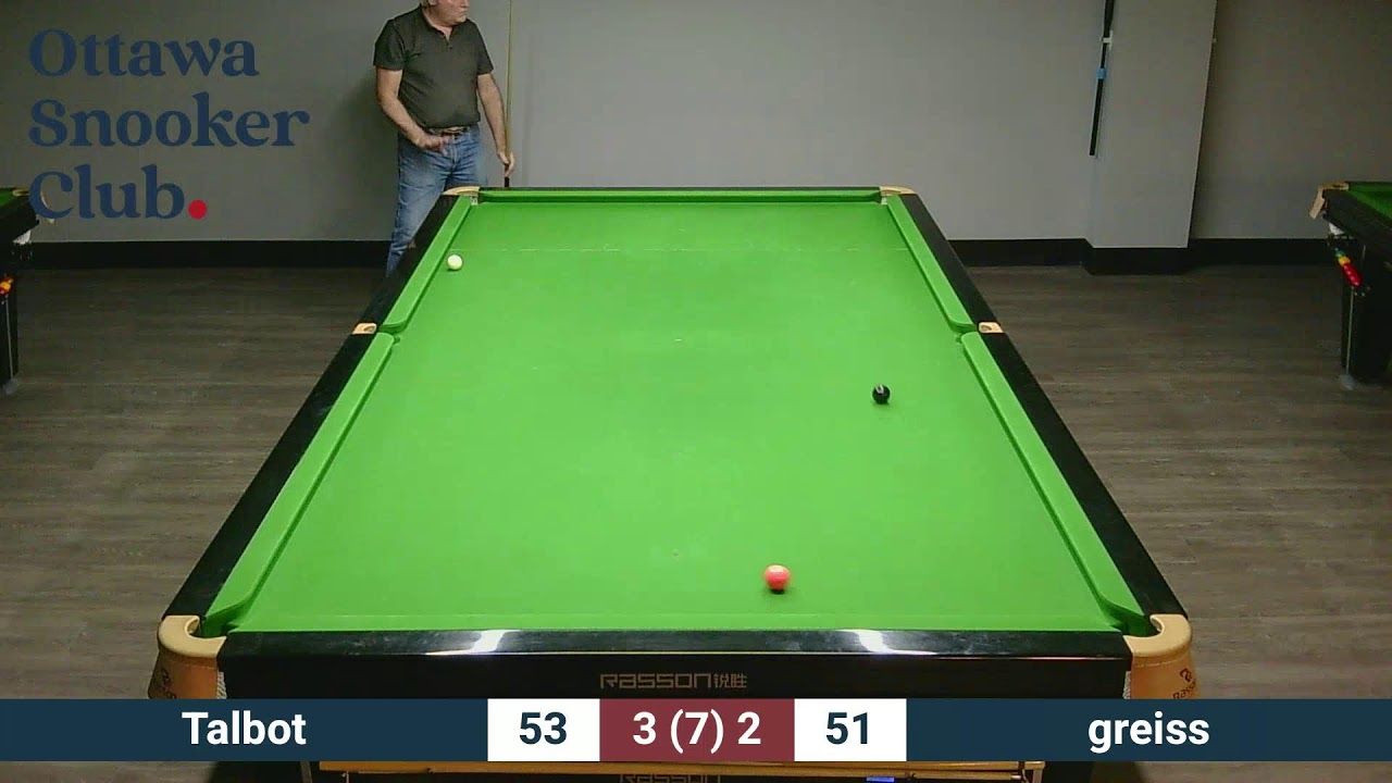 Ottawa Snooker Club - League Match Glenn Talbot vs hany greiss