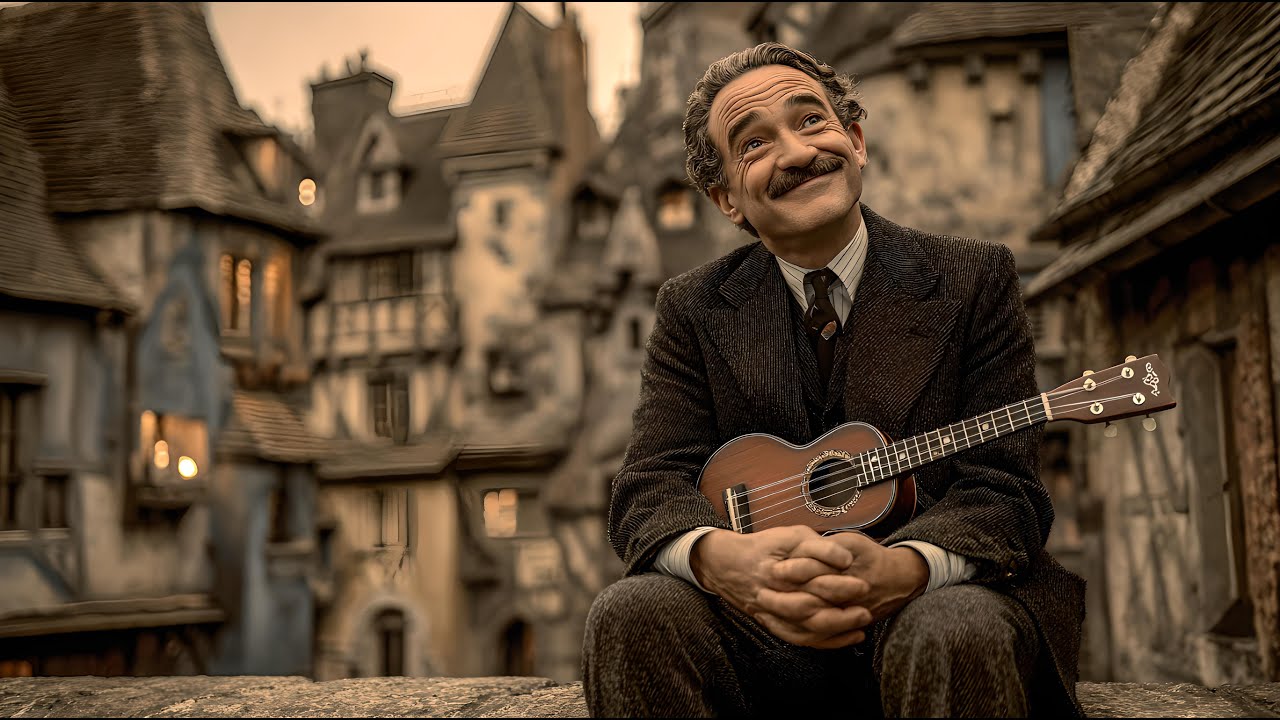 Country Folk Rock Nostalgia | Ukulele Sessions in a Whimsical Village