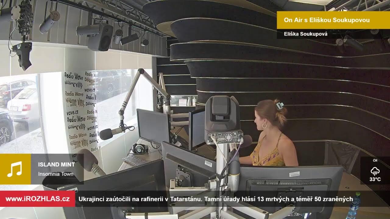 Česk&yacute; rozhlas Wave | Pohled do studia
