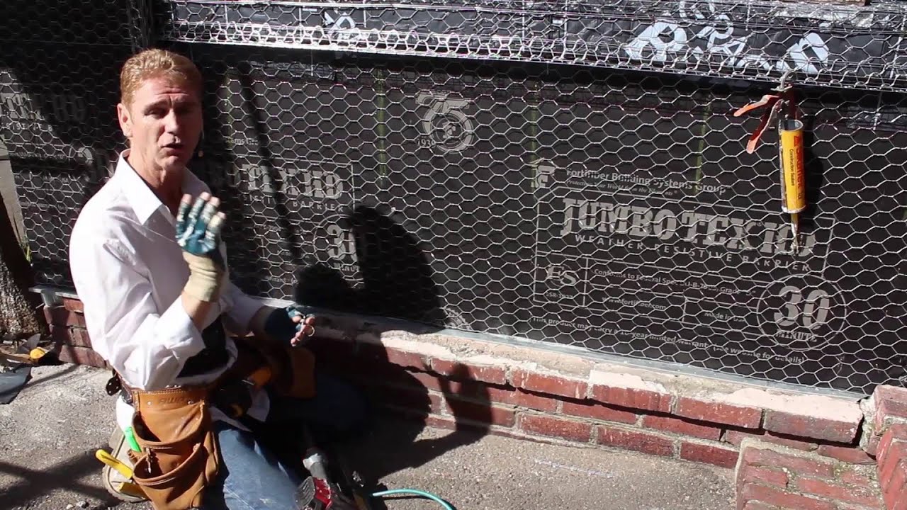 How to attach stucco netting nails or staples