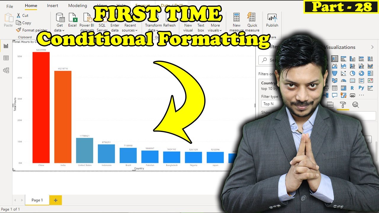 Power BI  conditional formatting || power bi tutorial for beginners to advanced || Power bi tutorial