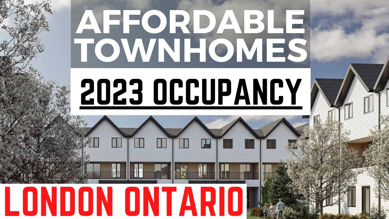 London, Ontario - Royal Parks New Build Urban Townhomes by Foxwood Homes 2023 Occupancy
