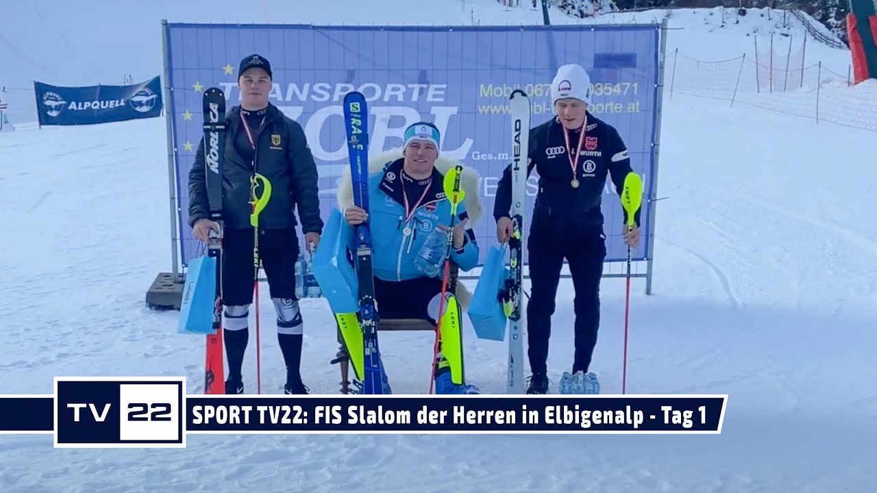 SPORT TV22: FIS Slalom der Herren in Elbigenalp - Tag 1