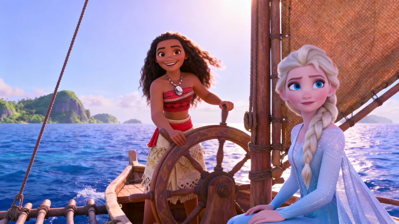 Elsa & Moana: The Frozen Sea | A Magical Fairytale for Kids