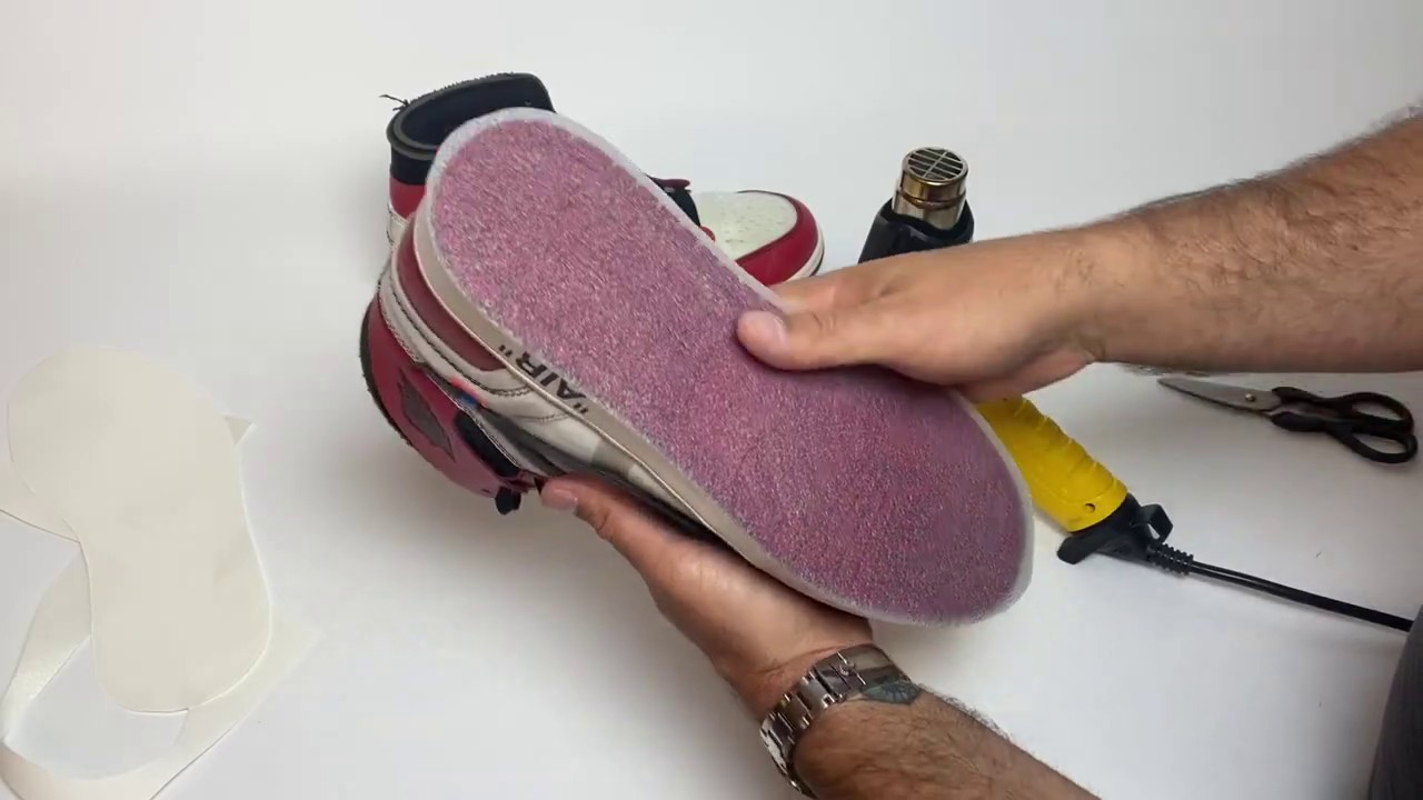 Dripp Gripp- How To Apply- Off White Jordan 1 Chicago- Sole Protectors