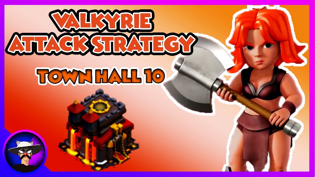 Best TH10 (Town Hall 10) Valkyrie Attack Strategy | th10 attack strategy | Clash of Clans Valkyrie