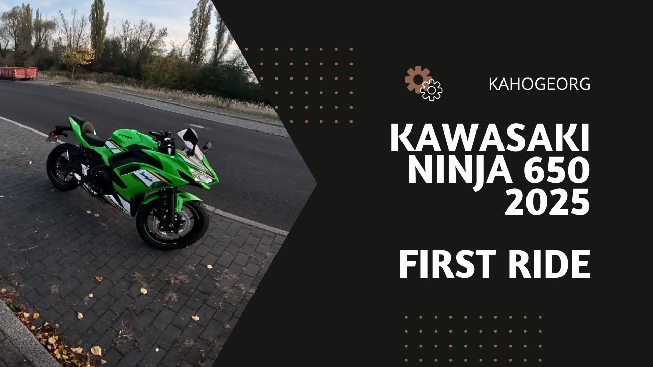 Kawasaki Ninja 650 (2025) - First Ride (Walkaround + Soundcheck)