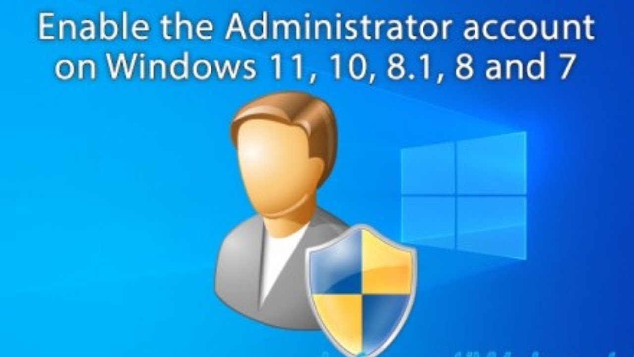 How to Enable Administrator Account in Windows 11 | #admin