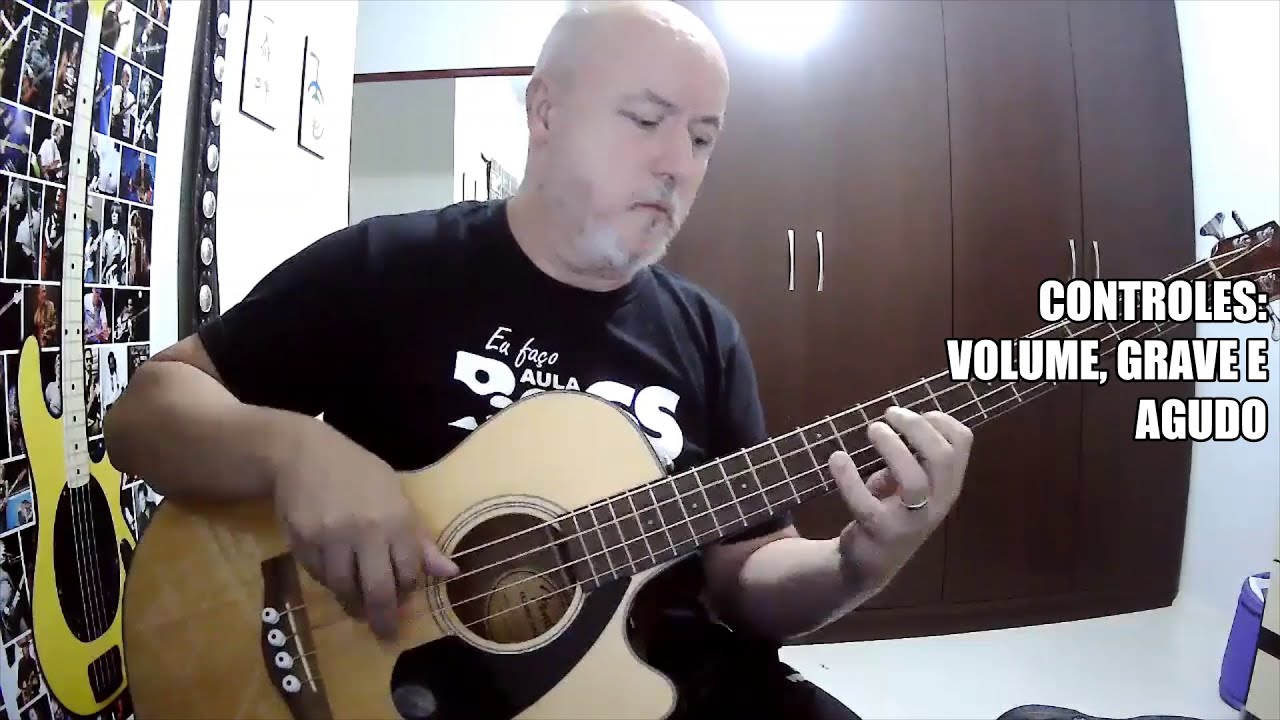 Teste Drive   Baixolão Fender CB 60SCE