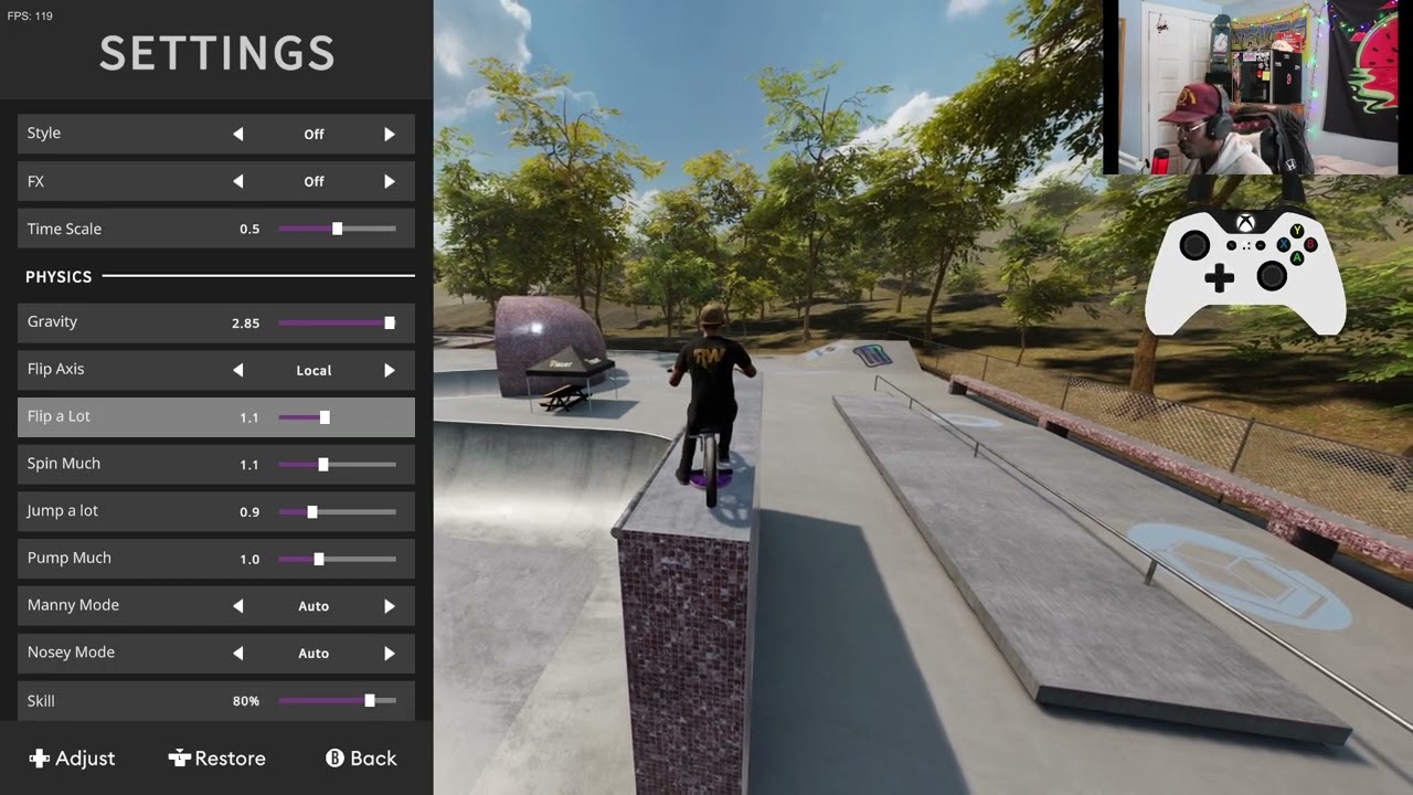 BMXSTREETS 2026 Best Park Flow Settings