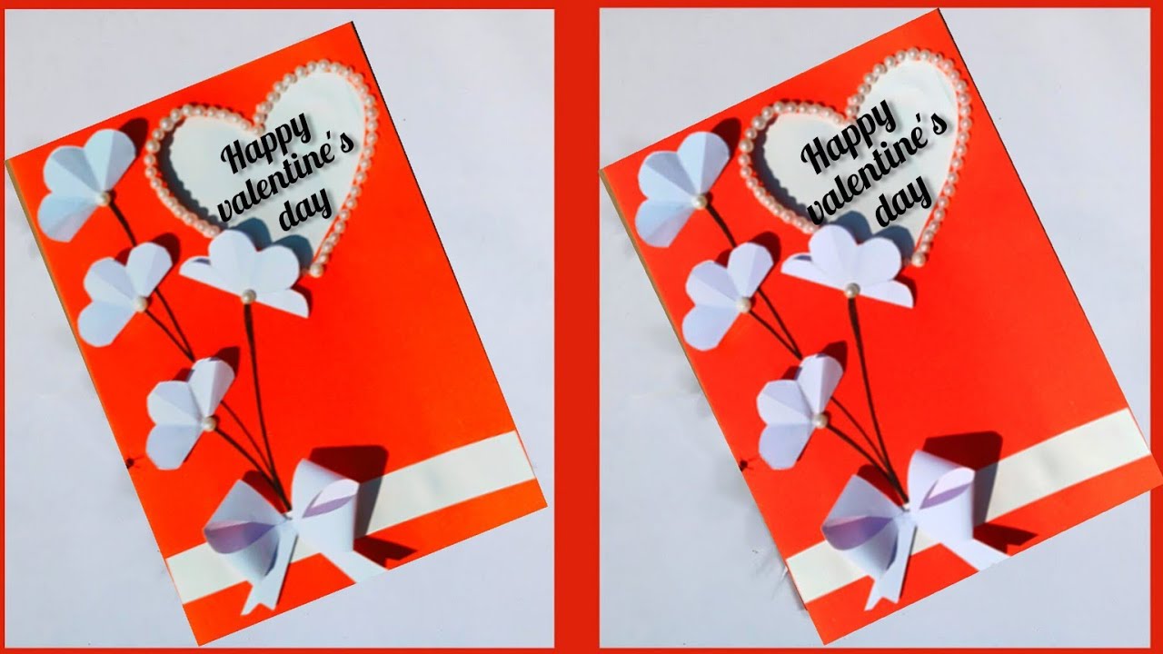 Beautiful Handmade Valentines day Card Idea/ DIY Valentines day Card for Boyfriend