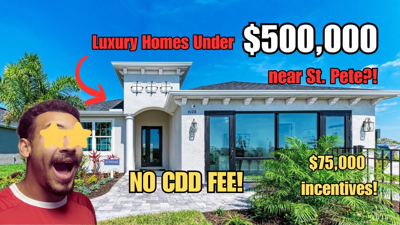 Top New Communities Near St. Petersburg, Florida | Luxury New Homes Under $500K!