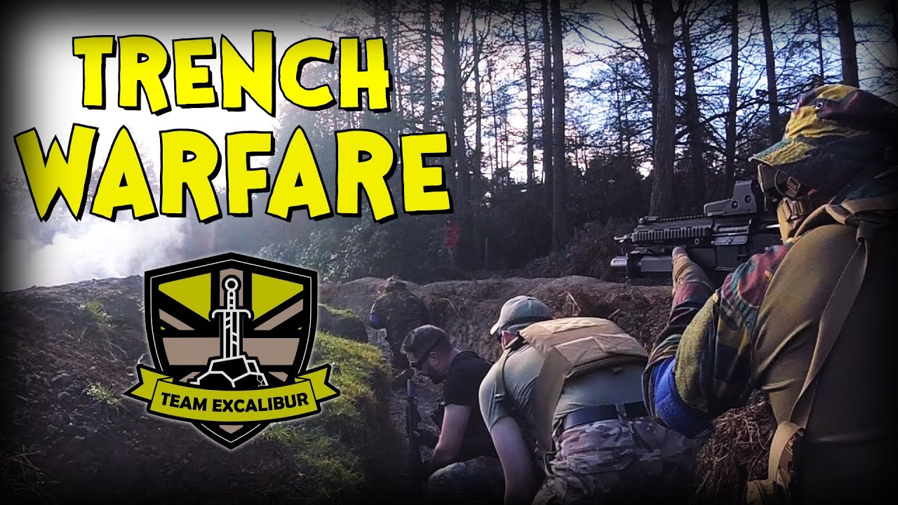 TRENCH BATTLES at DOGTAG AIRSOFT! - Excalibur Airsoft