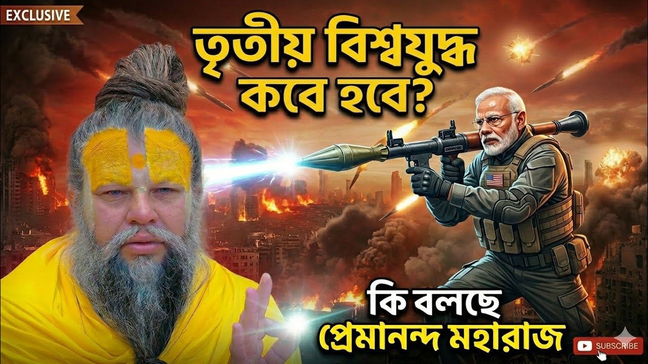 ভবিষ্য মালিকা ! তৃতীয় বিশ্বযুদ্ধ আসন্ন | কি বলছে প্রেমানন্দ মহারাজ | Premanand Maharaj.