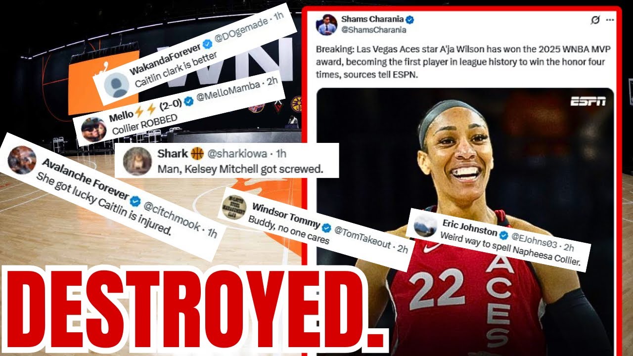WNBA РАЗГРОМЛЕНА после того, как Эйджа Уилсон 4-кратно завоевала титул MVP! Спортивные болельщики...