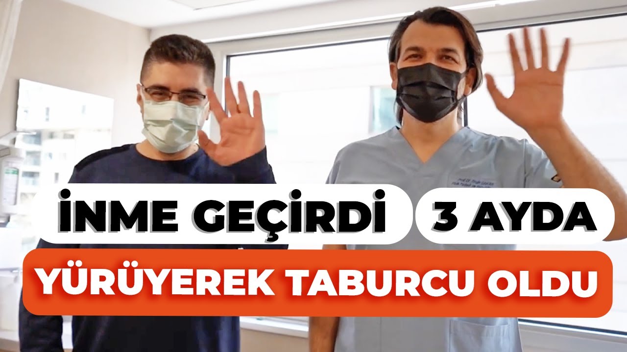 İş Yerinde İnme Geçirdi, 3 Ayda Yürüyerek Taburcu Oldu