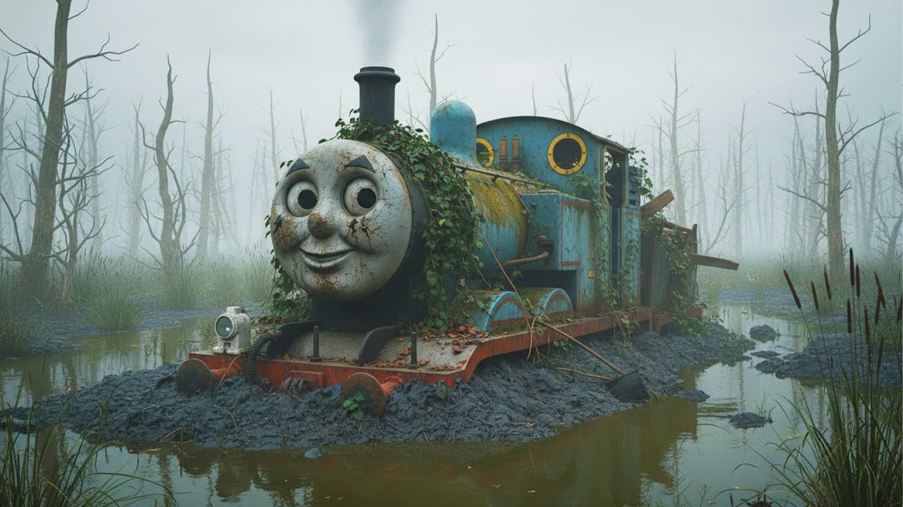 ASMR Car Restoration 😱 Full Restoration of an Abandoned Thomas Train in the Forest