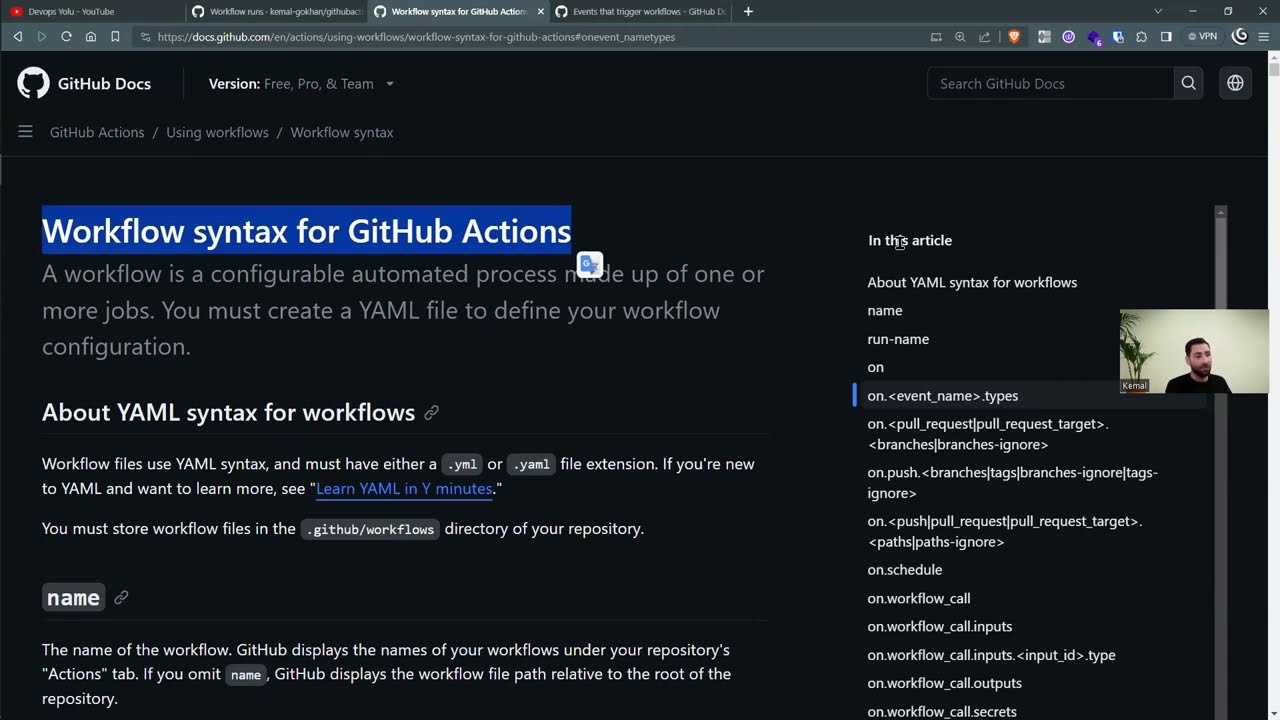 Github Actions Öğren CI-CD #2 | Devops Yolu