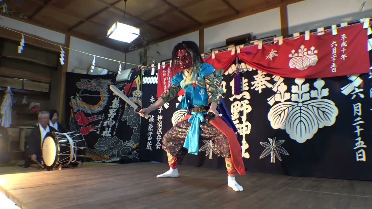 幸田神楽「五穀舞」＠2026上根子神楽初舞