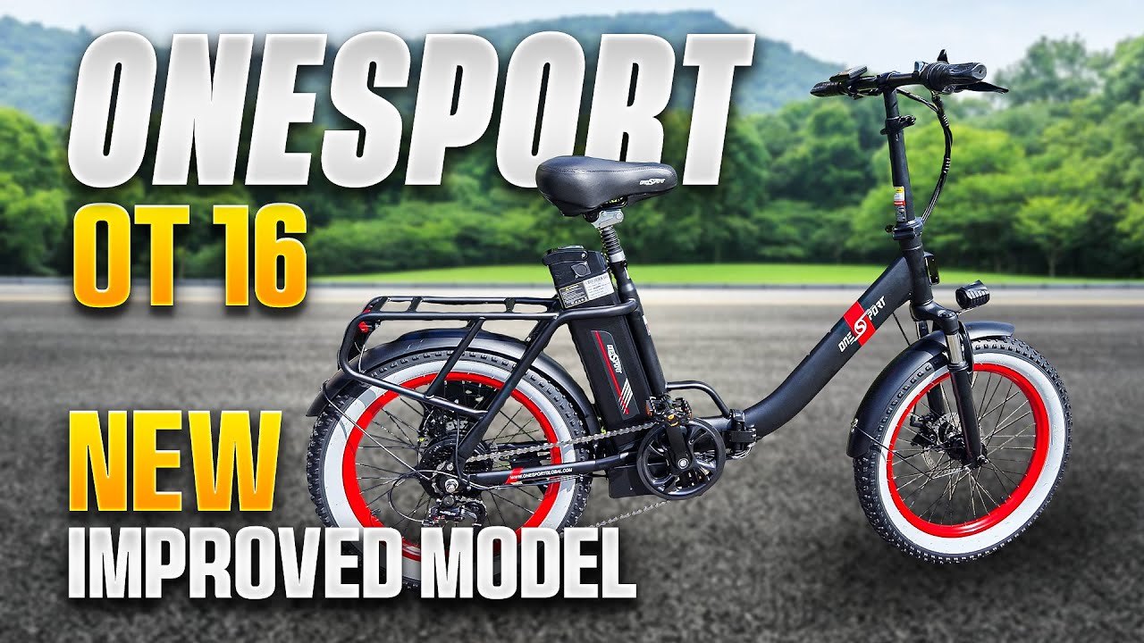 *New & Improved* OneSport Folding E-bike Test Ride
