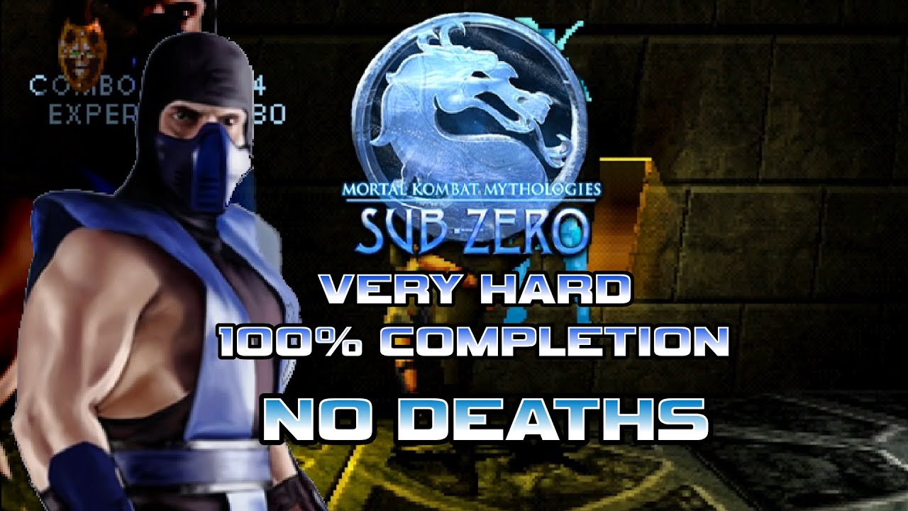 Mortal Kombat Mythologies: Sub Zero (PSX): 100% Completion on Very Hard, No Deaths