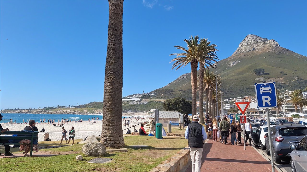 Camps Bay Main Street Walk 🇿🇦 | Beachfront POV (Cape Town)
