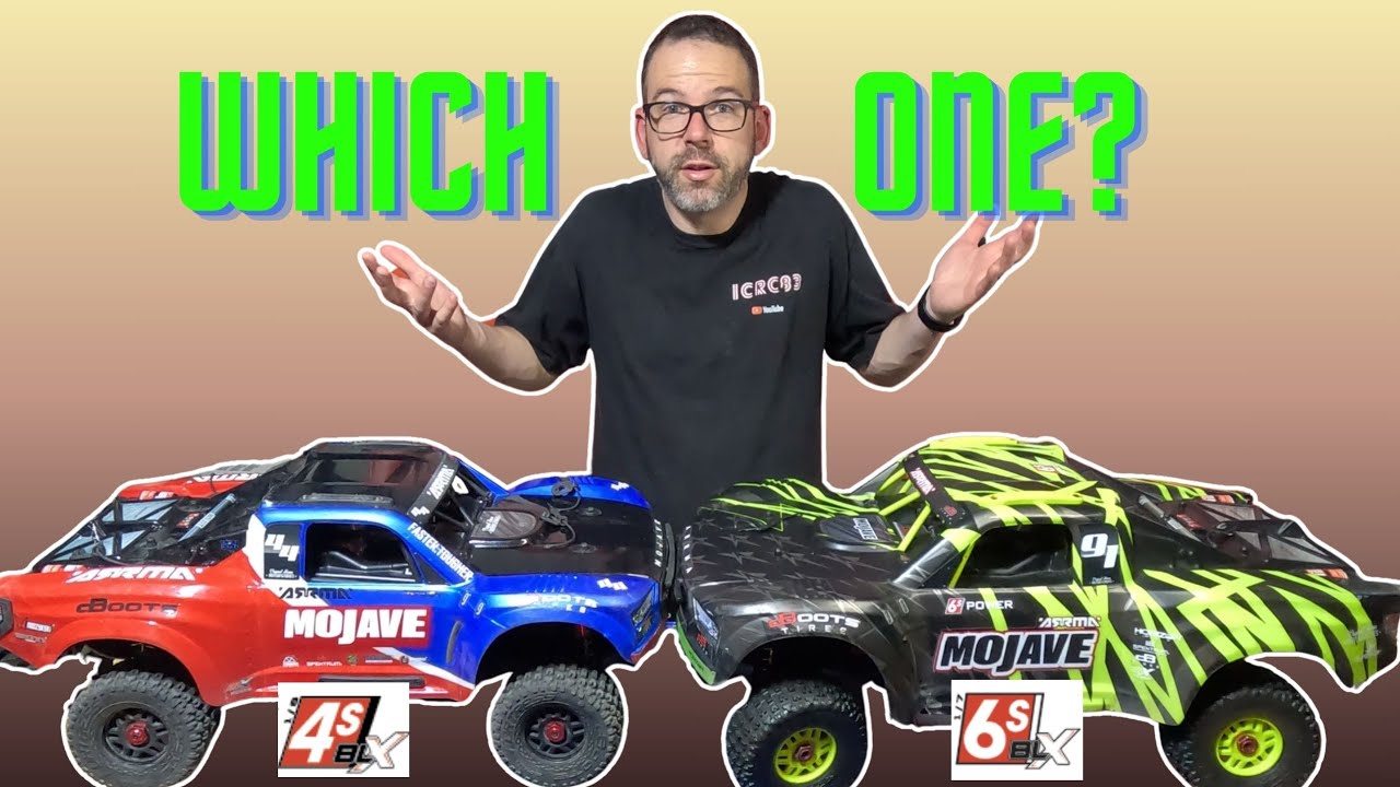 Desert Truck Duel! ARRMA Mojave 4S vs 6S, Side-by-Side RC Comparison