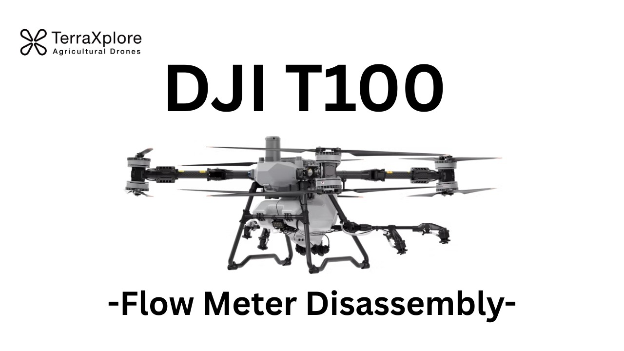 How to Disassemble the Flow Meter on a DJI T100 / LD 220