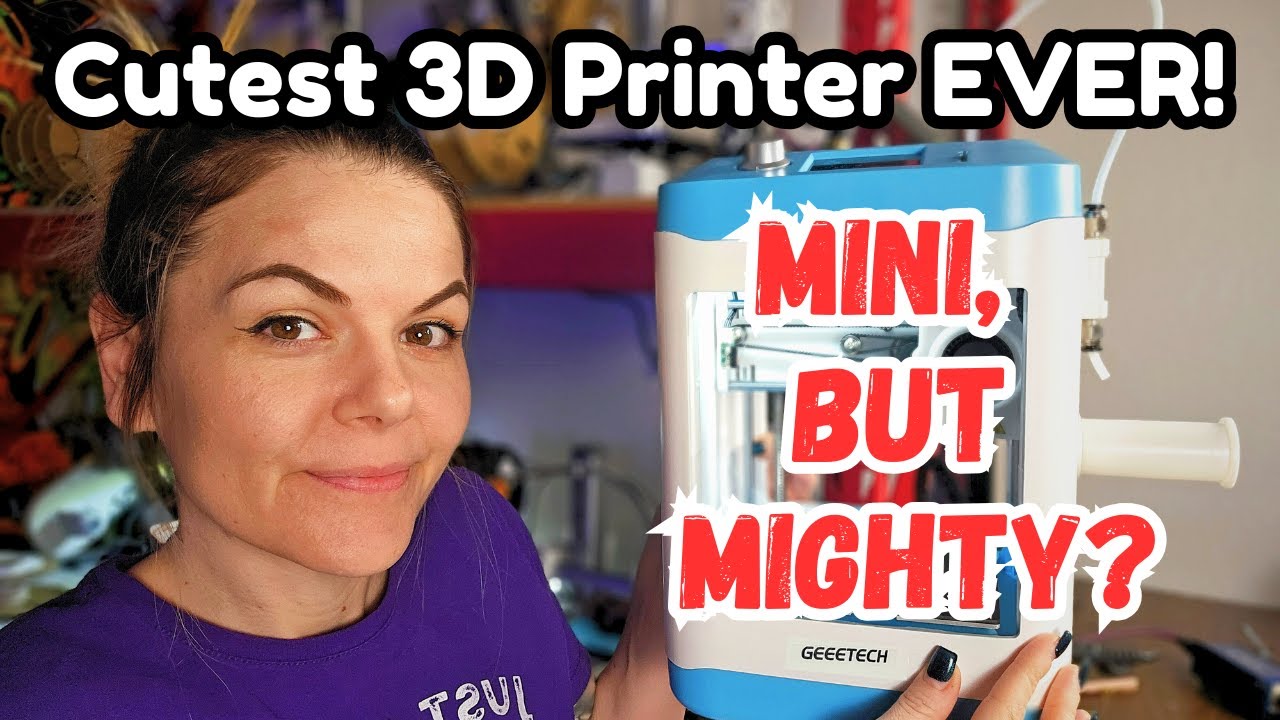 Unboxing & Review on Geetech&rsquo;s M1 Mini 3D Printer! My Experience after 100 hours!