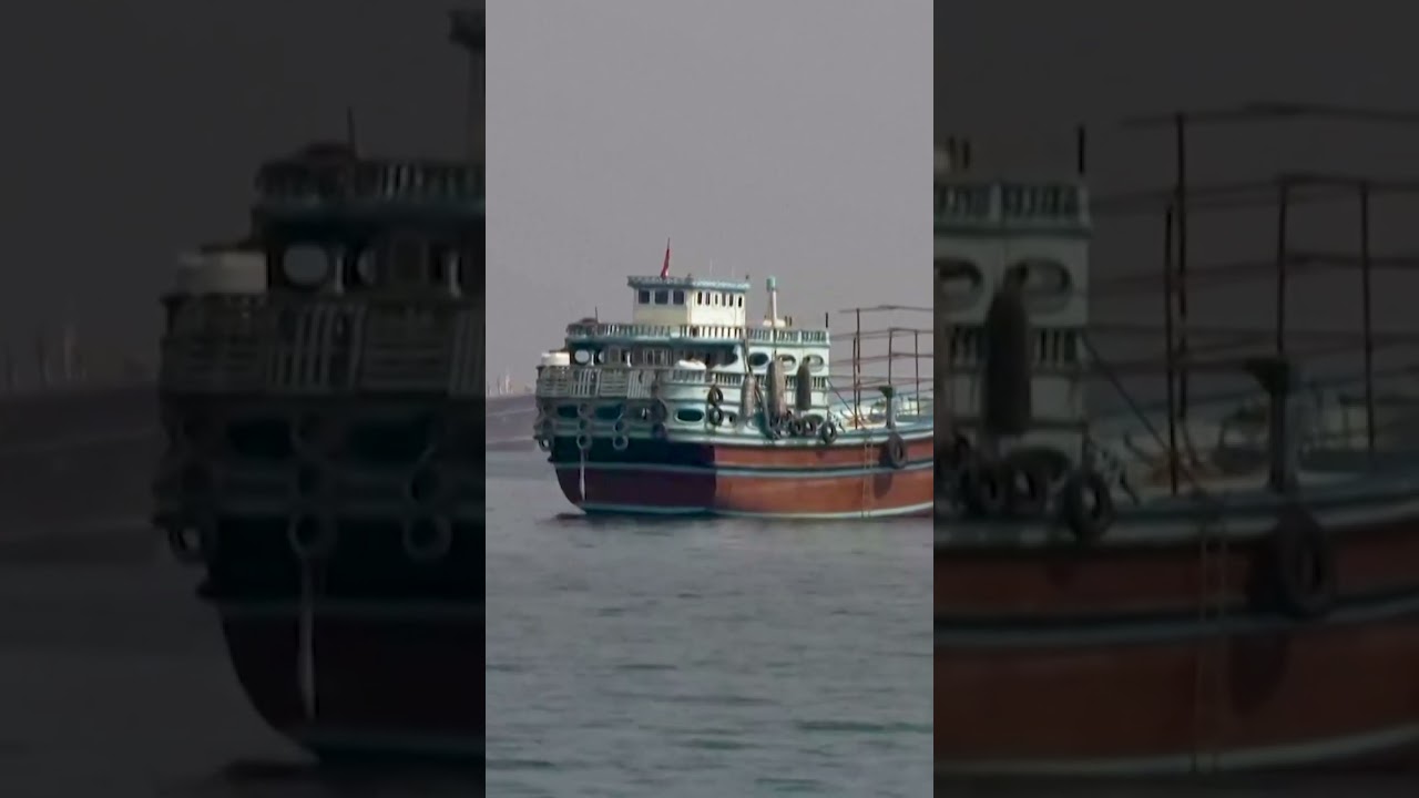 Vessels on the Strait of Hormuz after US strikes #shorts