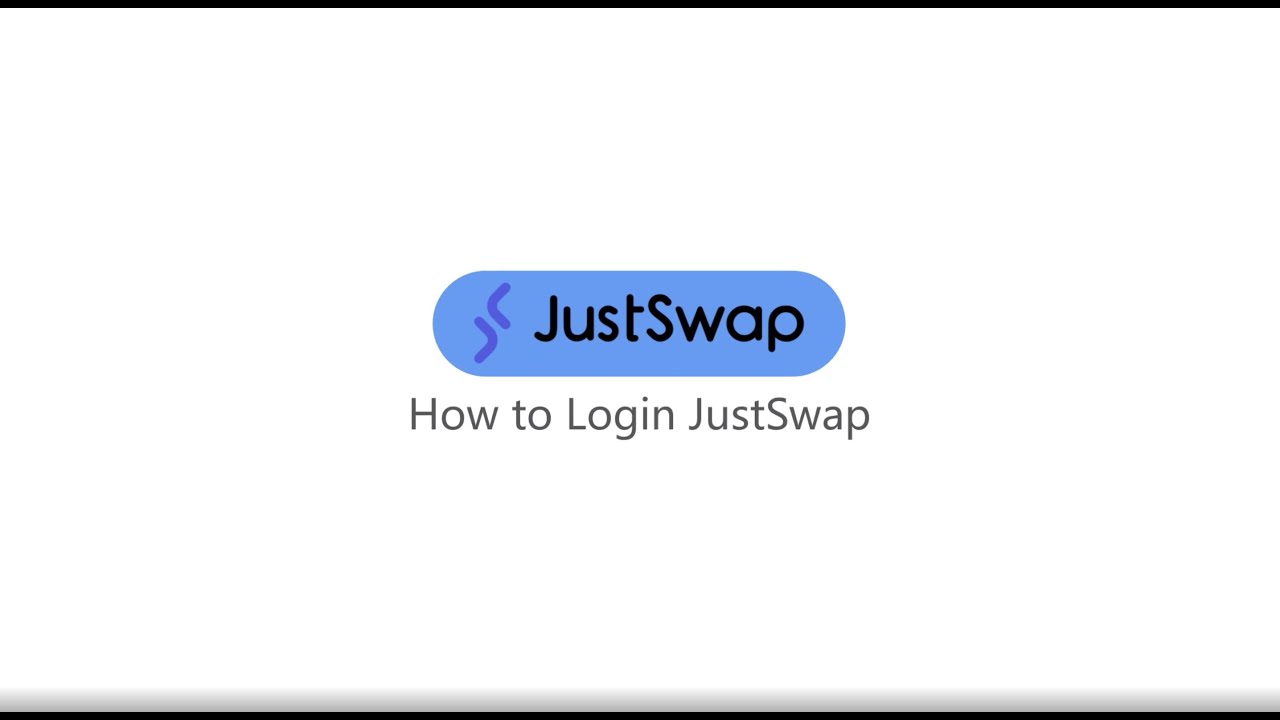 How to Login JustSwap