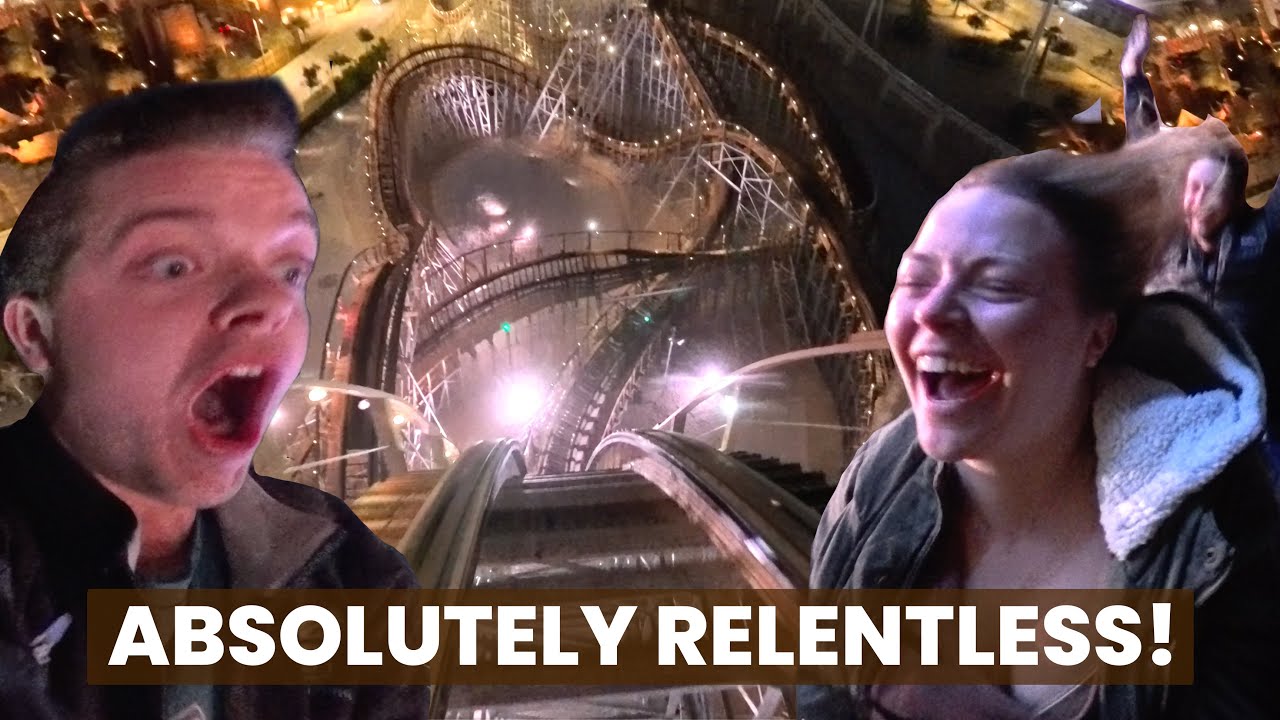 Riding a CRAZY Fast Paced Wooden Coaster at Six Flags Qiddiya! Colossus On-Ride Reaction!