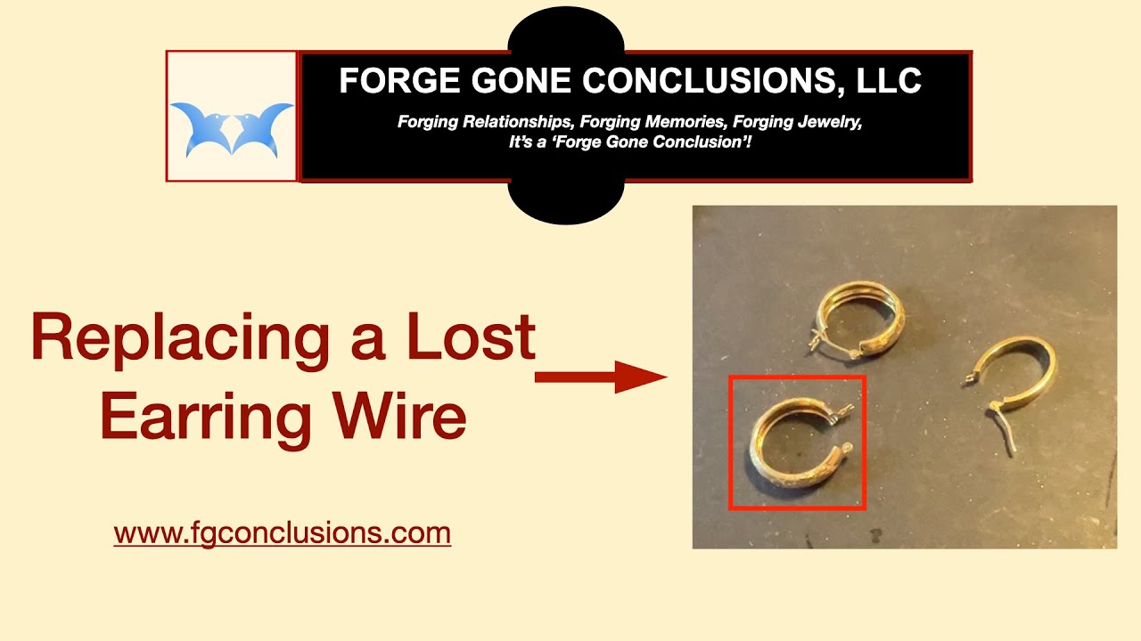 How to Replace a Lost Earring Wire - Jewelry Repairs