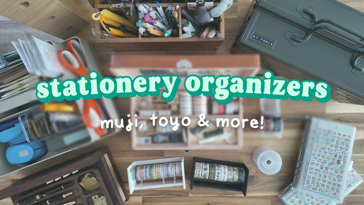 Мои любимые органайзеры для канцелярских принадлежностей ★ muji, classiky и другие!