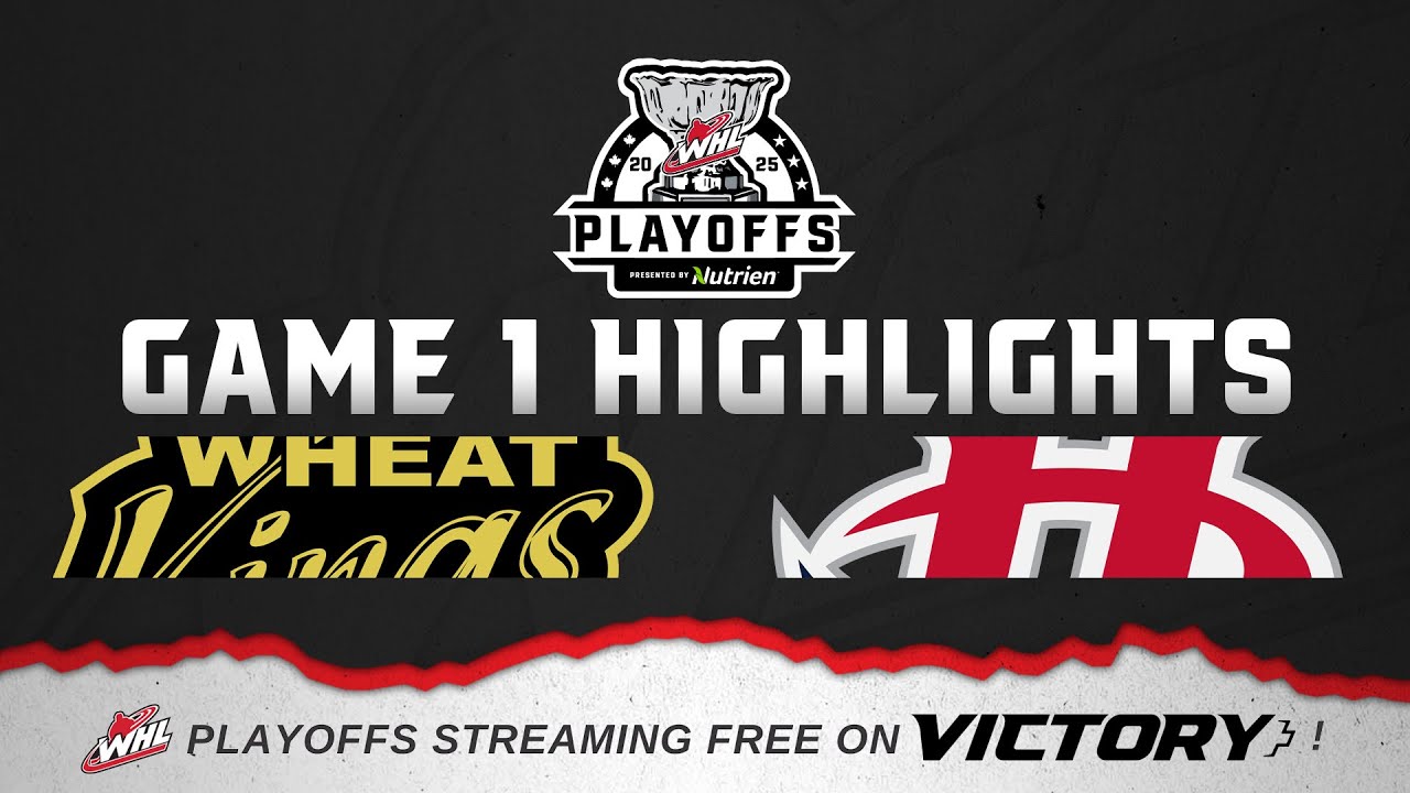 Brandon Wheat Kings at Lethbridge Hurricanes &ndash; Game 1 | 2025 WHL Playoff Highlights