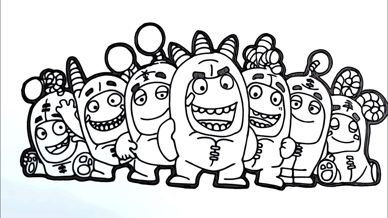 Magic coloringpages | Magic Drawing | Rainbow collection