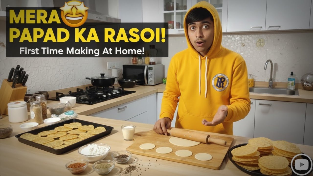 Aaj Papad Banaya Mummy Ne 😍 Vlog !