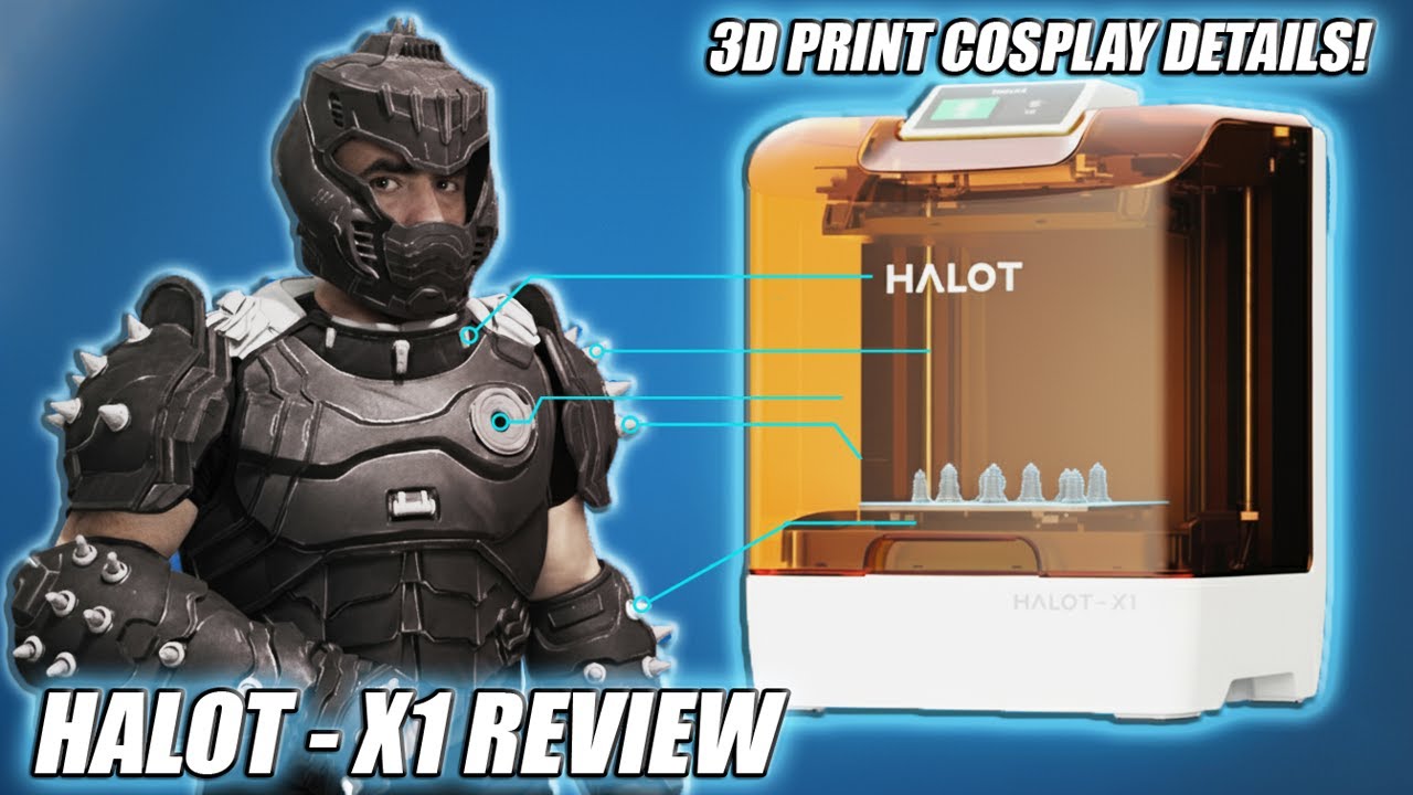 Подробности 3D-печати косплея! — 3D-принтер Halot X1 PioCreat Resin